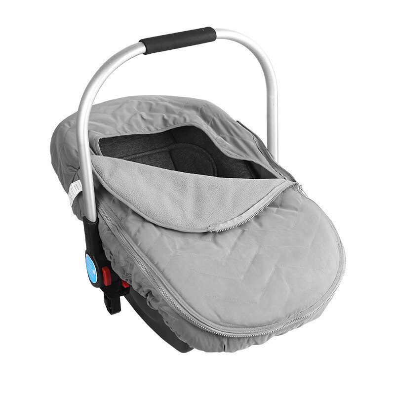 Fleece baby korg bilstol täcker vinter tjocka sammet höst varma newbrons kokong korg fotmuff i baby resor utomhus: A