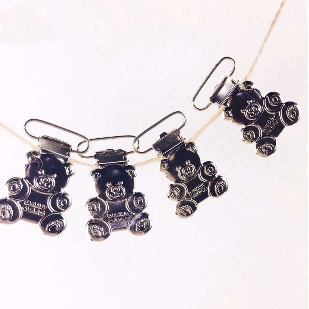 Pinzas con tirantes de oso para cuidado de bebés, 10 Uds., accesorios para cuidado de bebés, de nacimiento