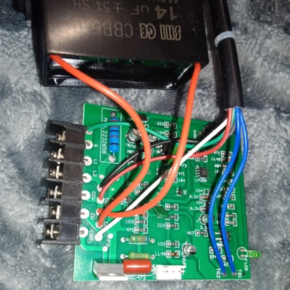 Contrôleur de vitesse de moteur AC 400W, avec interrupteur marche/arrêt et bouton, variateur de vitesse, pour moteur AC 220V, 50HZ