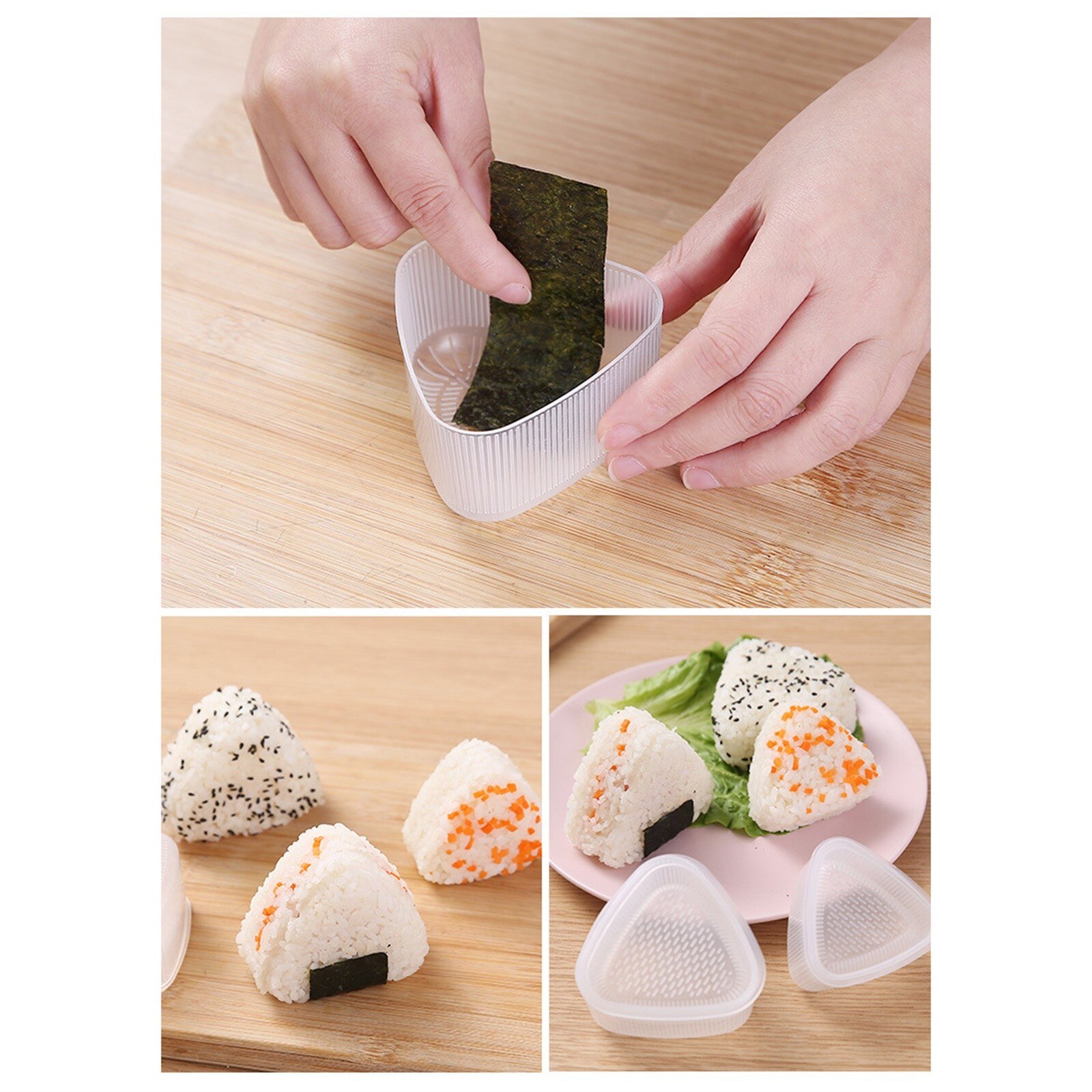 2PCS/Set DIY Sushi Mold Onigiri Rice Ball Food Pre... – Grandado