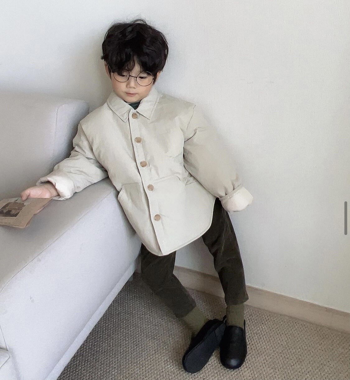 Koreaanse Versie Van Kinderen Donsjack Kinderen Warm Comfort Mode Donsjack Koreaanse Jongen Donsjack