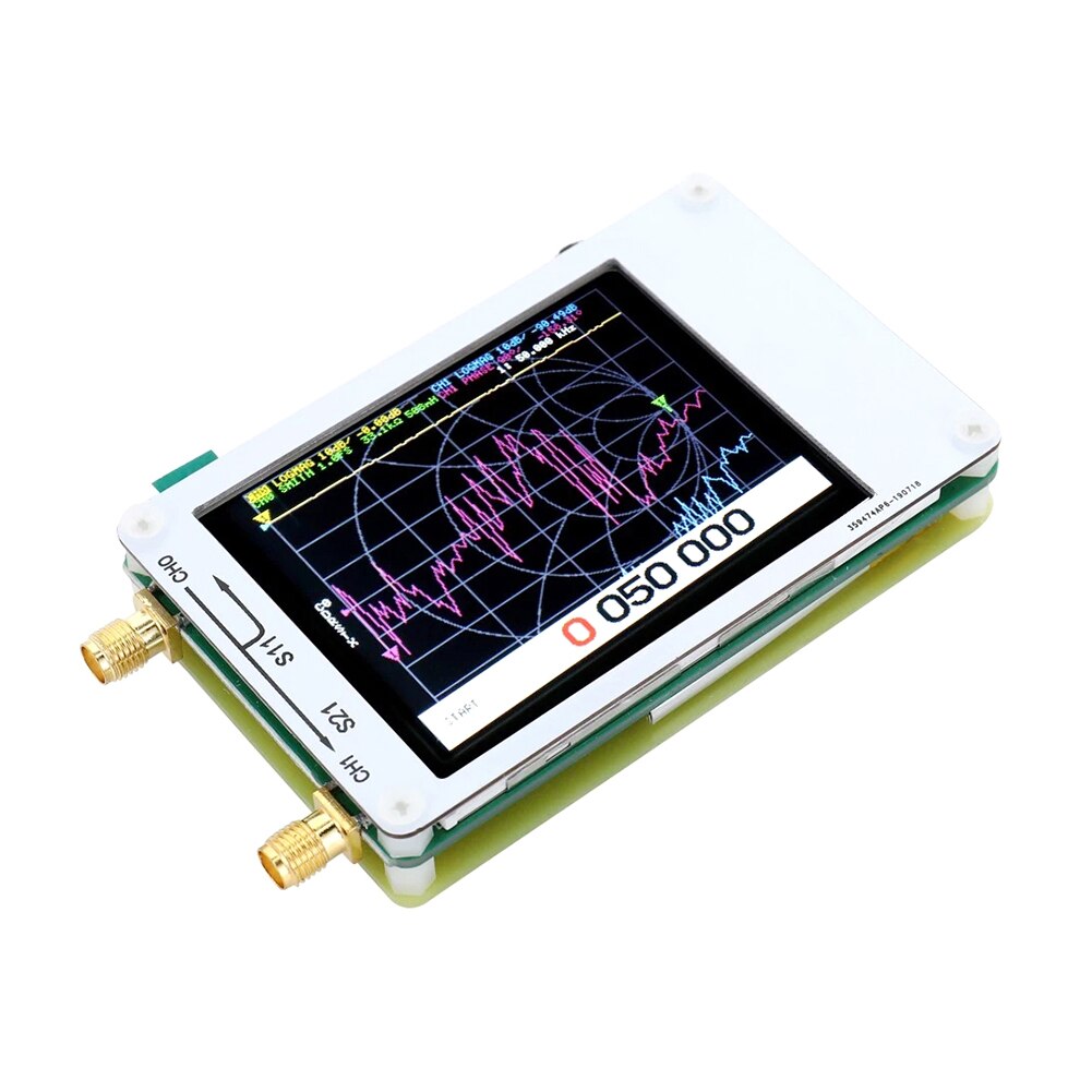 Kannettava 50 khz -900 mhz digitaalinen digitaalinen vektori verkkoanalysaattori lyhytaalto mf hf vhf uhf antennianalysaattori seisova aalto