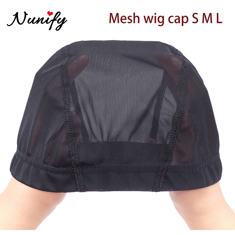 Nunify 15Pcs/Set Hair Net Wig Cap For Making Wigs Spandex Net Elastic Dome Cap Mesh Cap Spandex Dome Wig Caps For Making Wigs