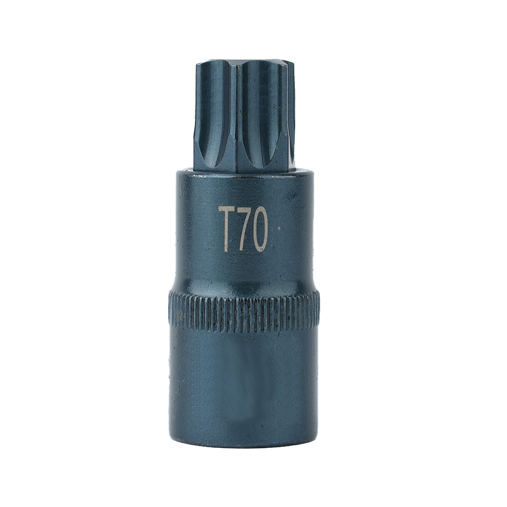 Torx Screwdriver Bit 1/2inch Socket Bits Adapter T30 T40 T45 T50 T55 T60 T70 Torx Socket Adapter Hand Tool For Ratchet Wrenches: Red