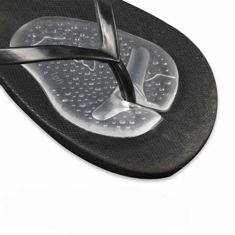 10 par= 20 stykker premium dame behagelig silikone gel til flip flops fodpude indlægssåler støtte indlæg pad sko indlægssåler