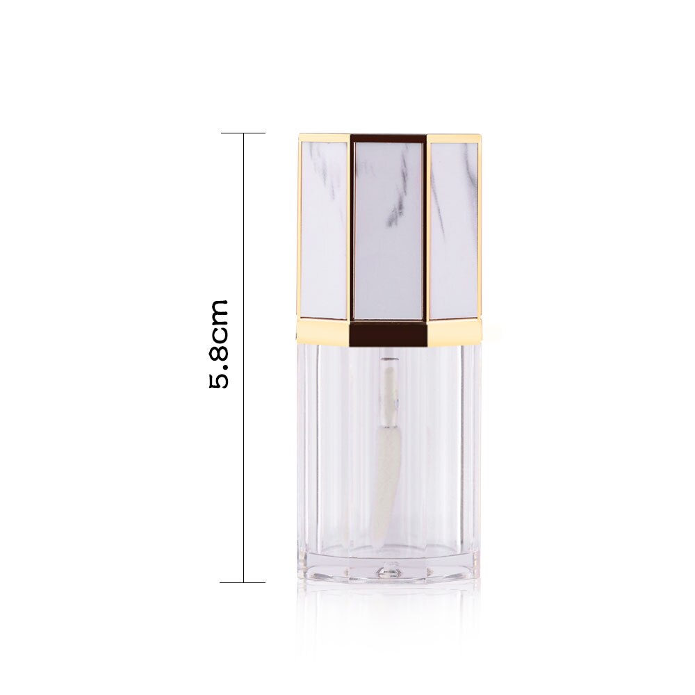Tomme lipgloss tuber tomme kosmetikbeholdere læbestift transprent genopfyldelige flasker gør det selv lipgloss kit tomme tubes flaske: Sz01330-9
