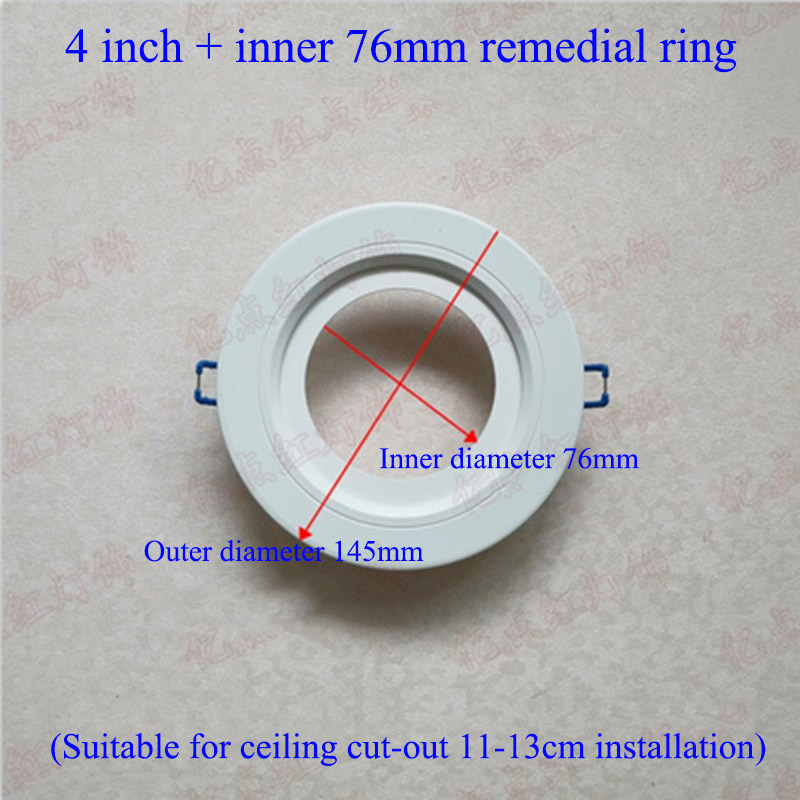 Led Downlight Spotlight Beugels Light Stand Adapters Lampenkap Ringen Gat Vergroten Witte Buitenste Frames Uitgesneden Remedial Cirkels hanglamp kappen lampenkappen lampenkapjes grote lampenkap lampenkap klein metalen