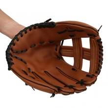 Baseball Gloves Thick PU Leather Outfielder Baseball Gloves Practicing Training Competition Gloves for Adults Kids