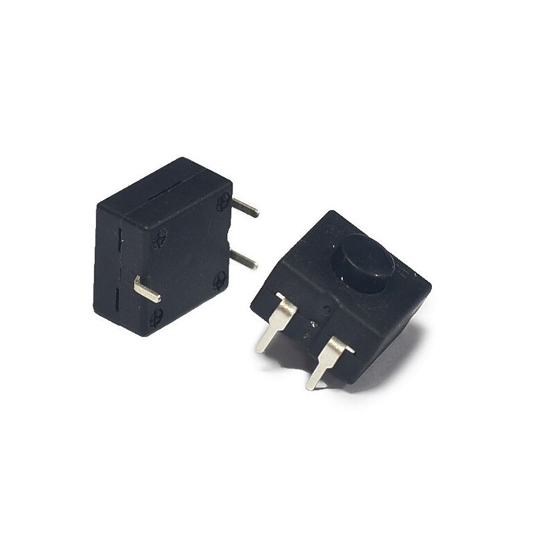 10 Teile/los Zweireihig Vertikale LED Taschenlampe Schalter 3 Stifte AUF-AUF-WEG 12*12 213BS