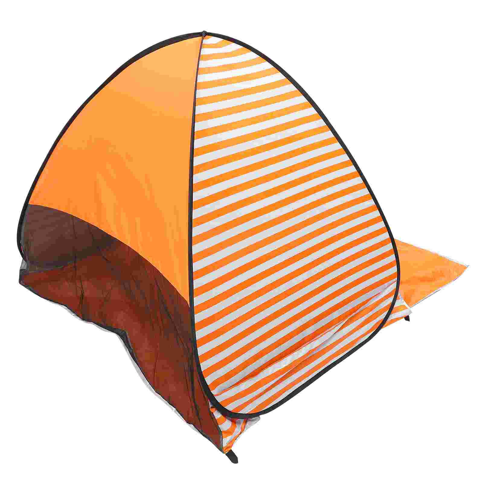 1 set tragbares, automatisches, faltbares strandzelt als sonnenschutz