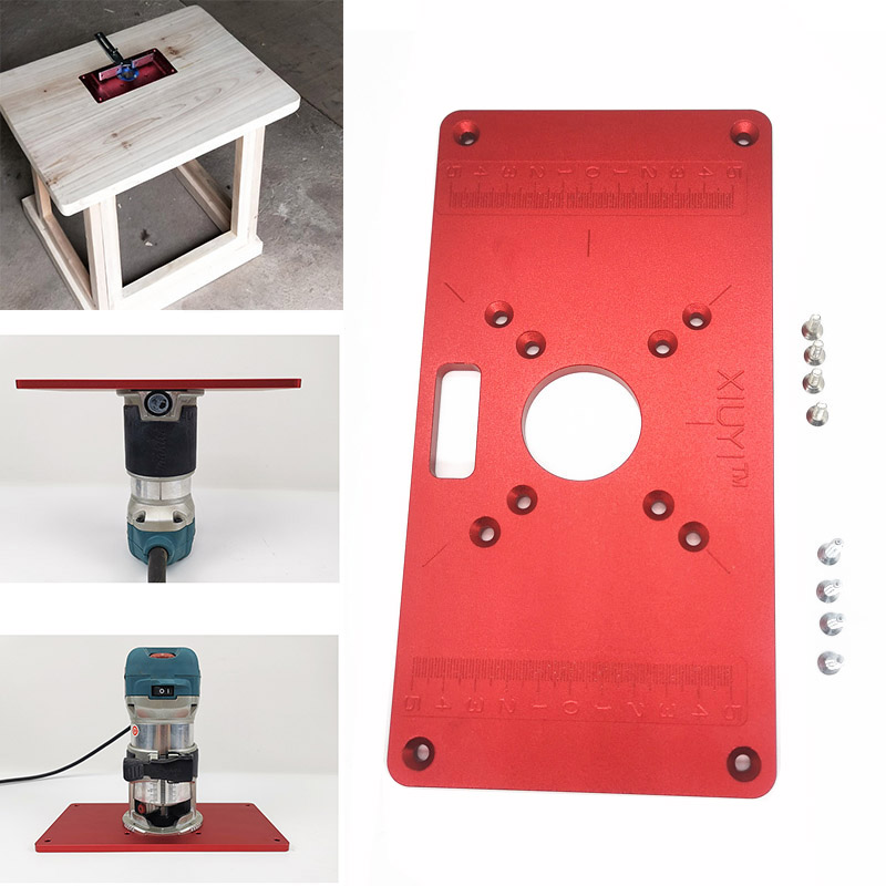 Woodworking trimming machine Flip Cover Plate Router Table Insert Plate For Woodworking Benches Router Universal RT0700C