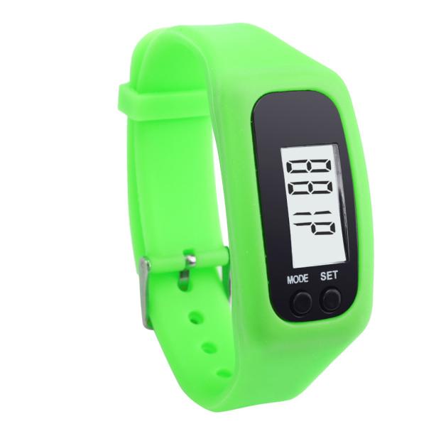 Eenvoudige Vogue Sport Horloge Digitale Lcd Stappenteller Run Stap Loopafstand Calorie Counter Armband Pols Klok Reloj Deportivo