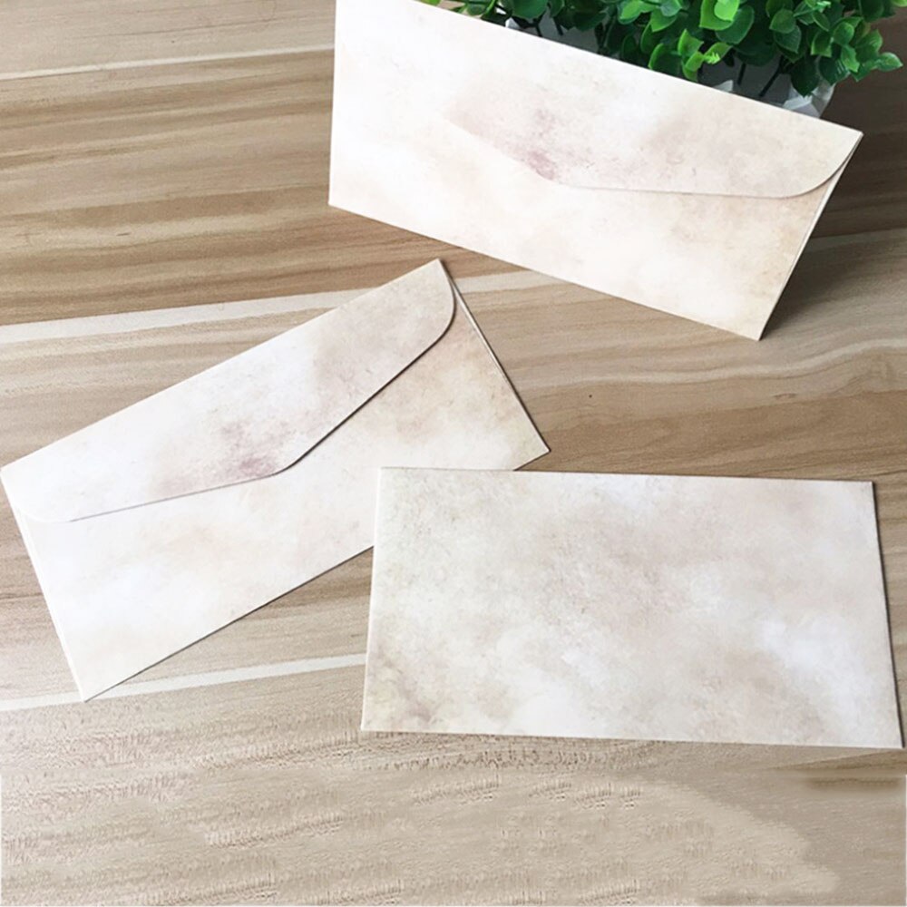 10pcs Vintage Envelopes Letter Paper Bags Wedding Invitation Envelopes Party Bags Letter Pads Cover Cards Stationery: E-envelopes