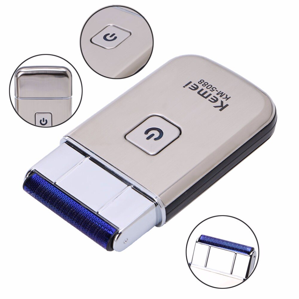 Kemei Mini USB Rechargeable Reciprocating Blade El... – Grandado