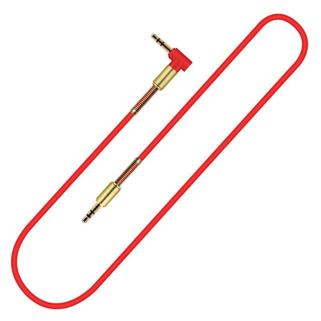 Audio Kabel Jack 3.5 Mm Kabel 3.5 Mm Jack Speaker Kabel Voor Auto Hoofdtelefoon Cord Audio Hoofdtelefoon Accessoires: straight red