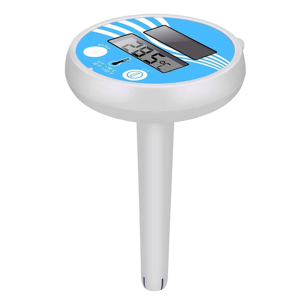 Floating Digital Pool Thermometer Solar Powered Outdoor Spa Thermometer Pond Tub Waterproof Temperature Meter