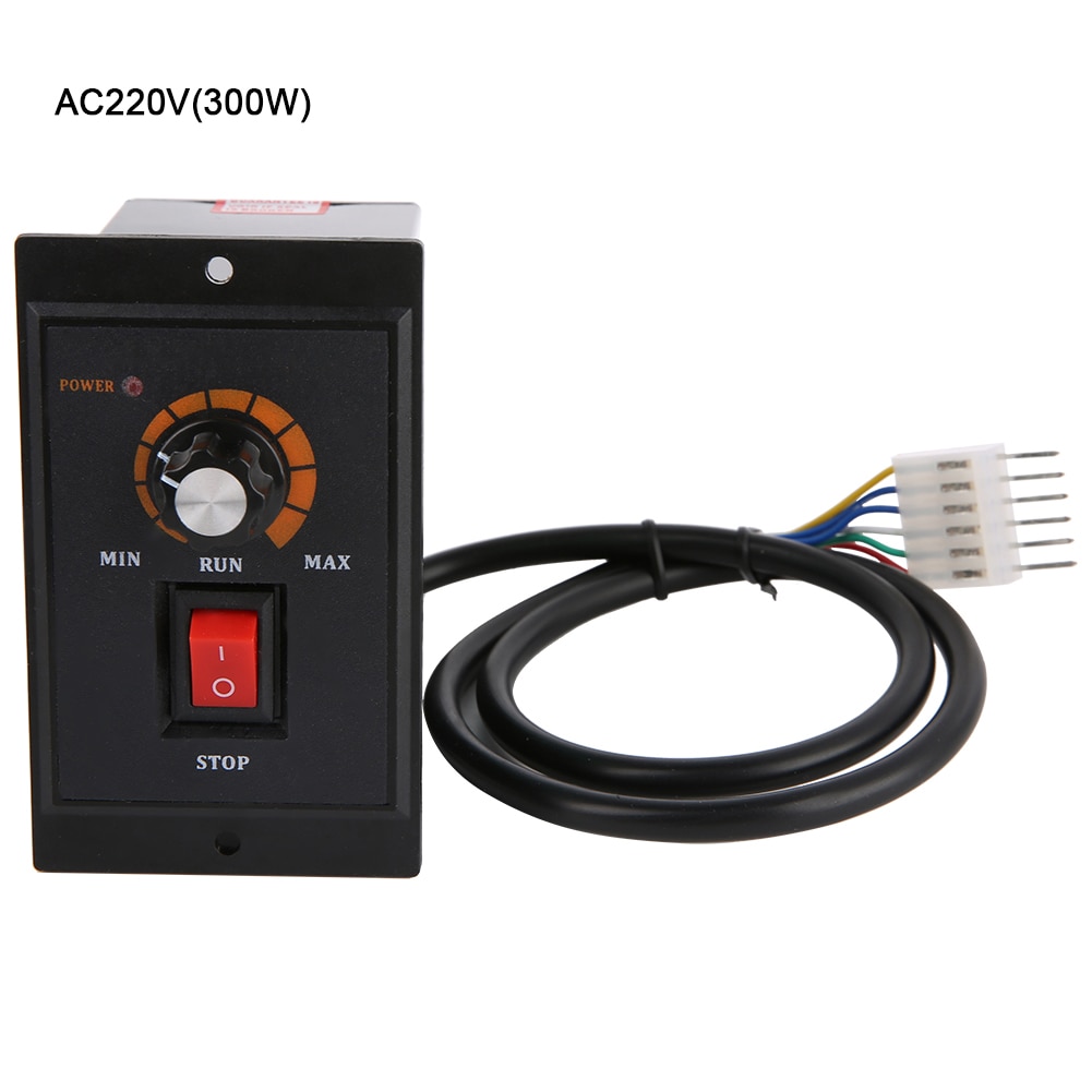 AC 220V 50/60Hz Single Phase AC Motor Speed Controller Electric Motor Speed Regulator Single-Phase AC Motor Speed Controller