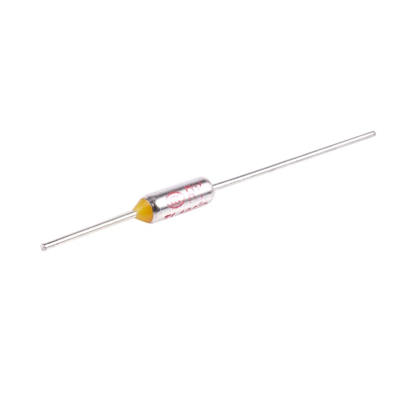 10Pcs Circuit Cutoff TF Aluminum Thermal Fuse 100 Degree Celsius 250V 10A