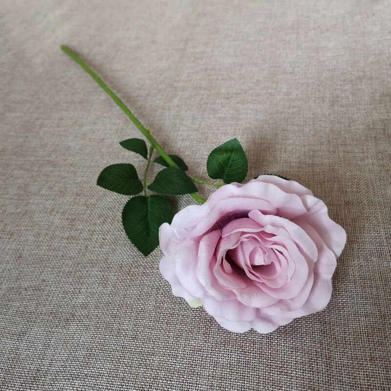 50cm artificial Rose Flowers Single Long Stem Bouquet Beautiful Simulation Flower For Home Party Wedding Decoration 1PC: 4