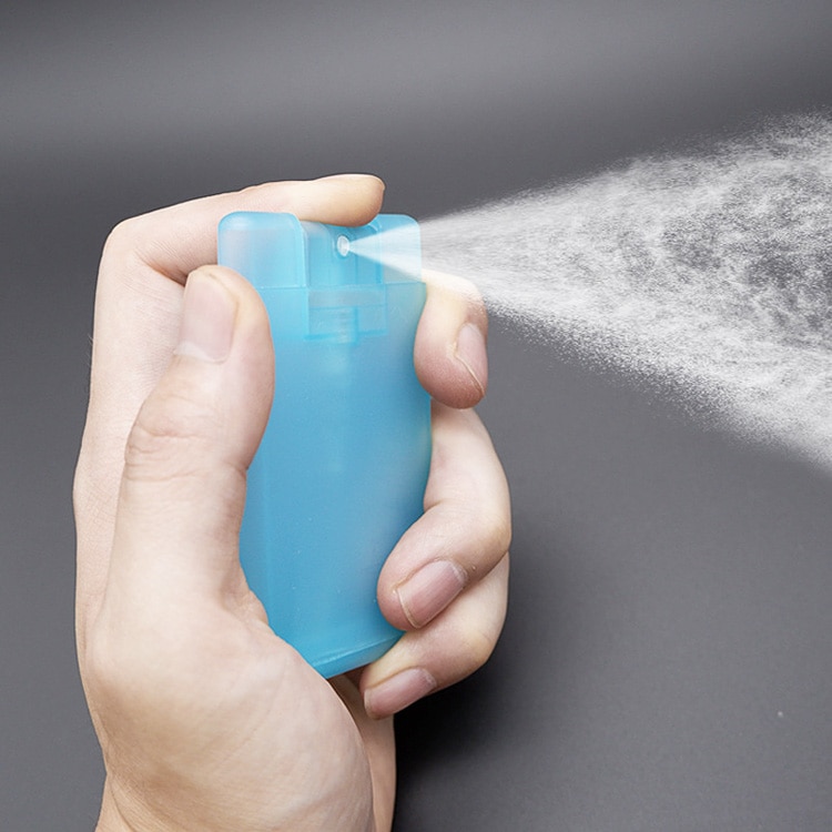 1Pc 20Ml Plastic Spray Parfum Doos Kaart Hydraterende Parfum Spray Fles Parfum Navulbare Parfum Spray Fles