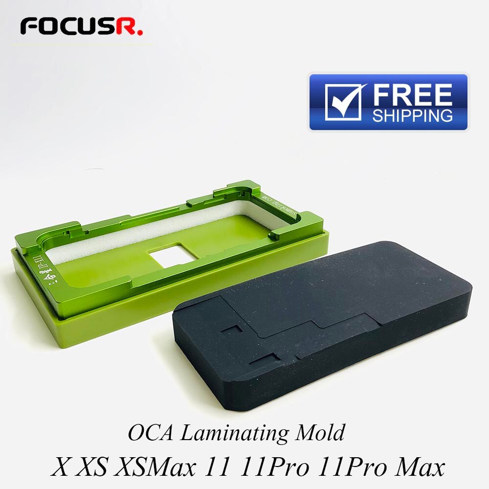 Ocamaster lcd-scherm voor buitenste glas oca-uitlijning lamineermal voor iphone x xs xs max 11 11 pro max reparatiesets