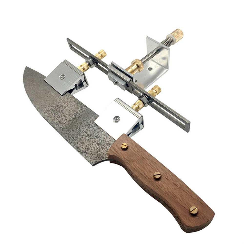 Knife Sharpener Clamp Long Blade Grinding 360 Degree Rotation Flip Clip Home Kitchen Knife Sharpening System Refit Acessories