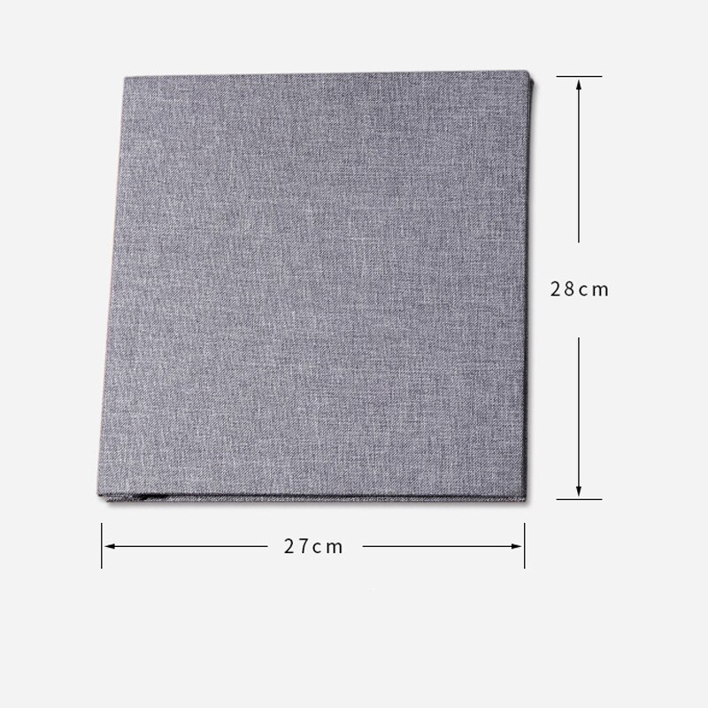 Linen 16inch DIY Photo Album Lovers Birthday Wedding Photos Baby Photo Ablum Scrapbook Paper Crafts Albums Sticky