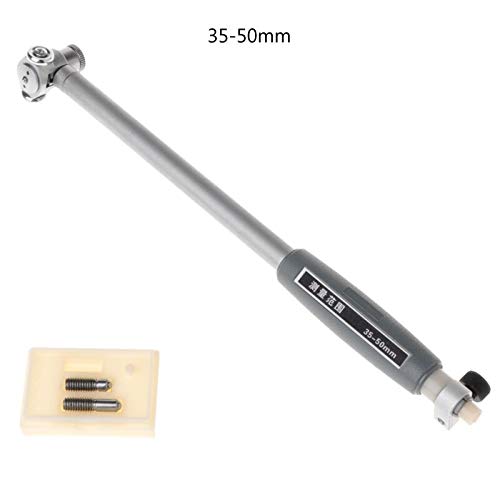 50-160mm Inner Diameter Bore Gauge Measuring Rod + Probe (no indicator) Accessories Inner Diameter Gauge 0-10mm dial indicator: 35-50mm