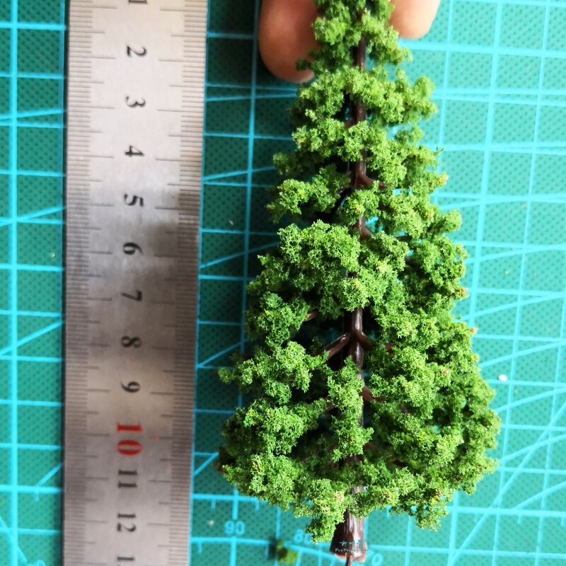 1:87 Scale Model Pine Trees Cedar Landscape Miniature Train Railway Layout Scenery Dioramas Diy Window Christmas Day Decoration