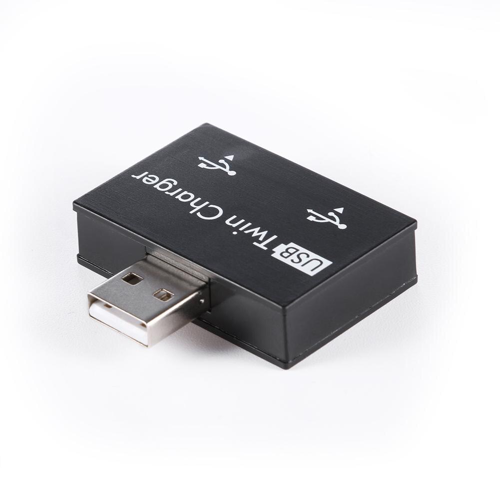 USB 2.0 Male to Twin Female Charger Dual 2 Port USB DC 5V Charging Splitter Hub Adapter Converter Connector