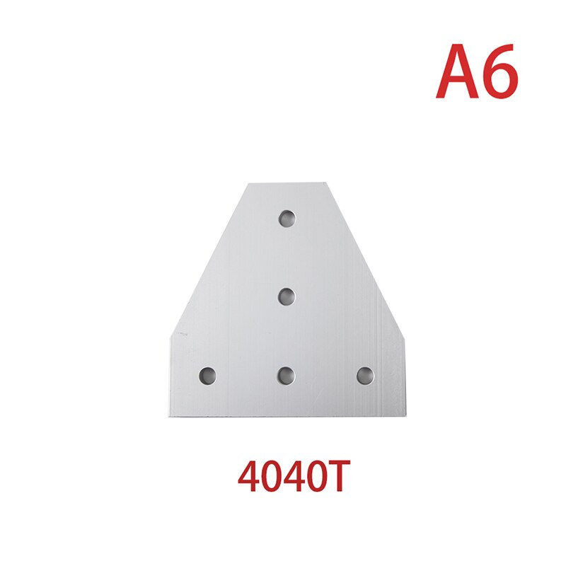 2pcs/lot 5 Hole Joint Board Plate Corner Angle Bracket Connection Joint Strip: A6