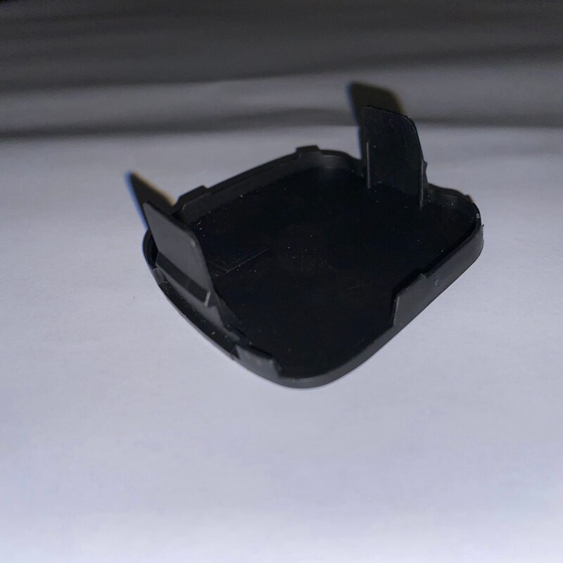 thumbnail image 2 of Pair Front Bumper Tow Hook Eye Cap Covers For 2010-2011 Toyota Prius – Left & Right – Black 2 of 5