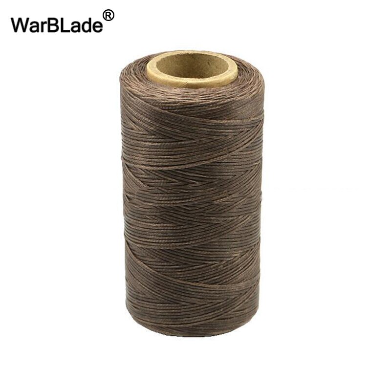 260m 1mm Gewachste Schnur Polyester Baumwolle Cord Leder Gewinde Nähen Themen Für Schuhe Gepäck Armband Schmuck Machen Zubehör