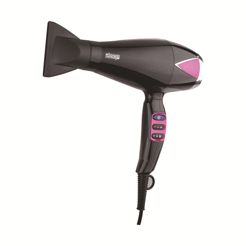 Secador de pelo iónico negativo , herramientas de estilismo de salón de barbería de gran potencia, 2300W, secador de aire /frío para salones, enchufe europeo: Red