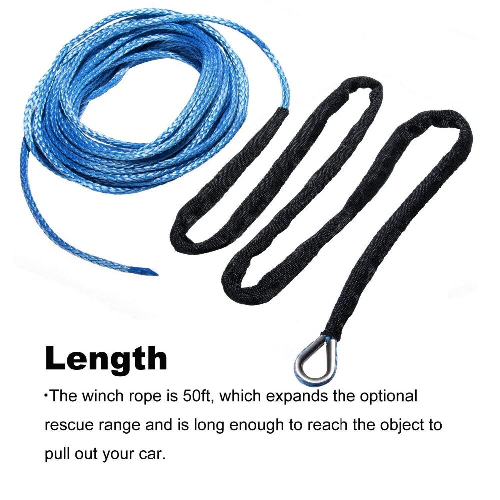 Synthetische lier touw voor Atv Utv, synthetische lier, boot lier kabel