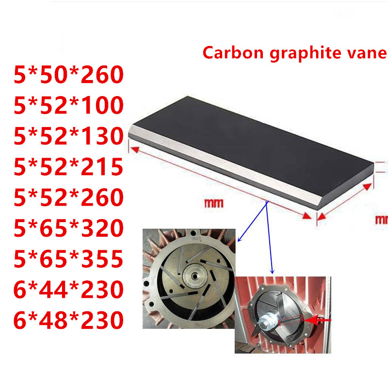 vacuum pump carbon vanes graphite vane,graphite blade