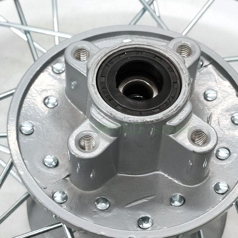 1.85 -14Inch Achter Stalen Velgen Rem Een Stijl Disc Plaat Velgen Hub Voor CRF50 Apollo 110 Kayo chinese Dirt Pit Bike