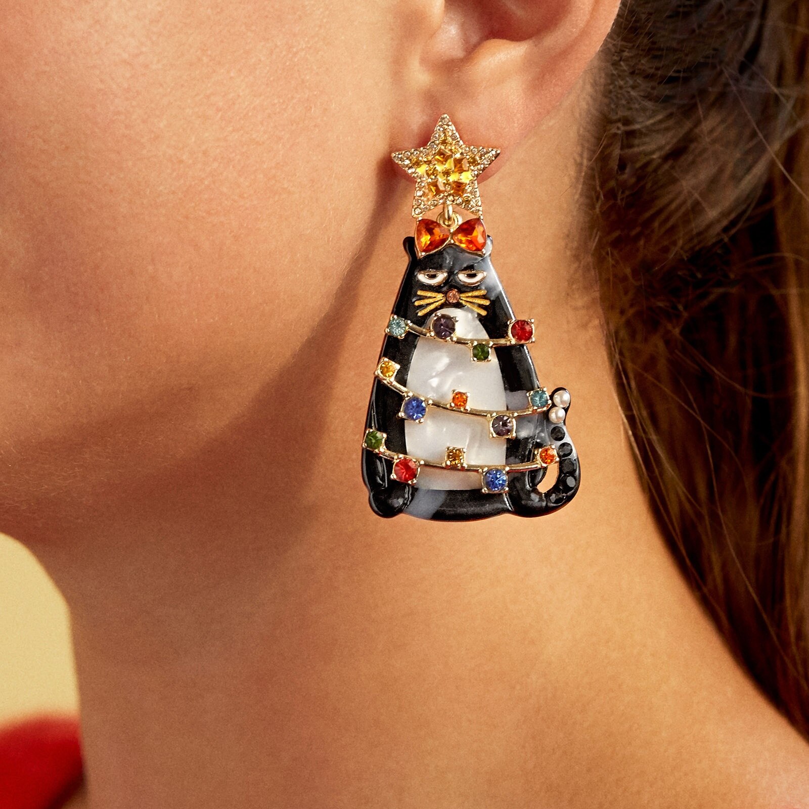 Beste Dame Bb Trendy Geliefde Notenkraker Clara Statement Oorbellen Voor Vrouwen Lavish Kerst Vriendin Giftsjewelry