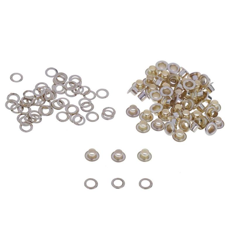 100Pcs Clothes Shoes Scrapbook Eyelets Round Inner Hole 4/5/6/8mm Metal eyelets For Scrapbooking Garment Eyelets Apparel