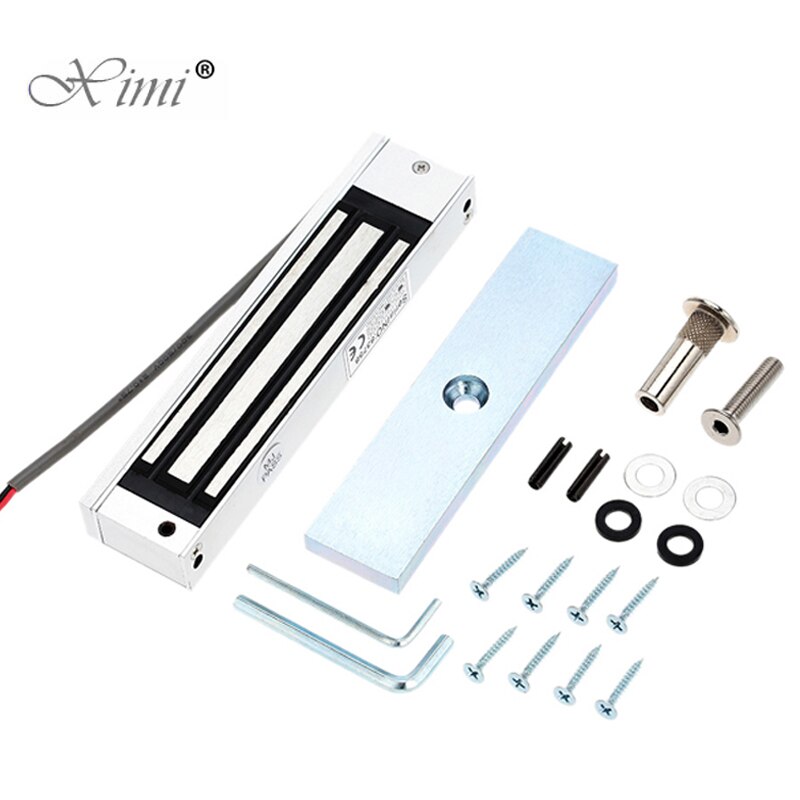 60/180/280/350KG Electronic Lock Electric Magnetic Door Lock 100/350/600/800lbs Suction Holding Force Electromagnetic Lock