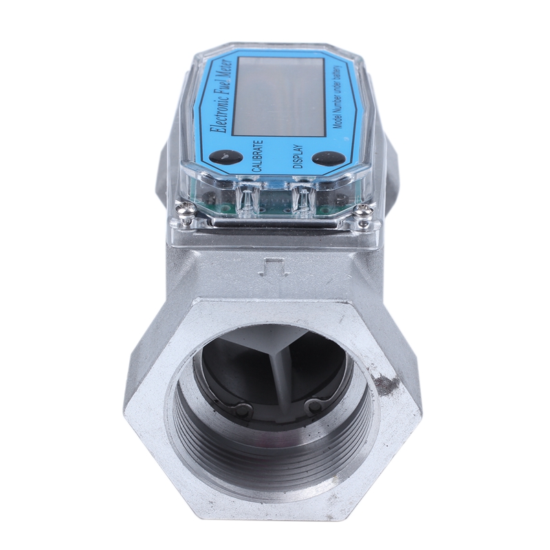 ! Digital Flowmeter K24 Electronic Liquid Turbine Meter Electronicflowmeter 1.5 Inches Fuel Oil Flow Meter 40-280L/Min