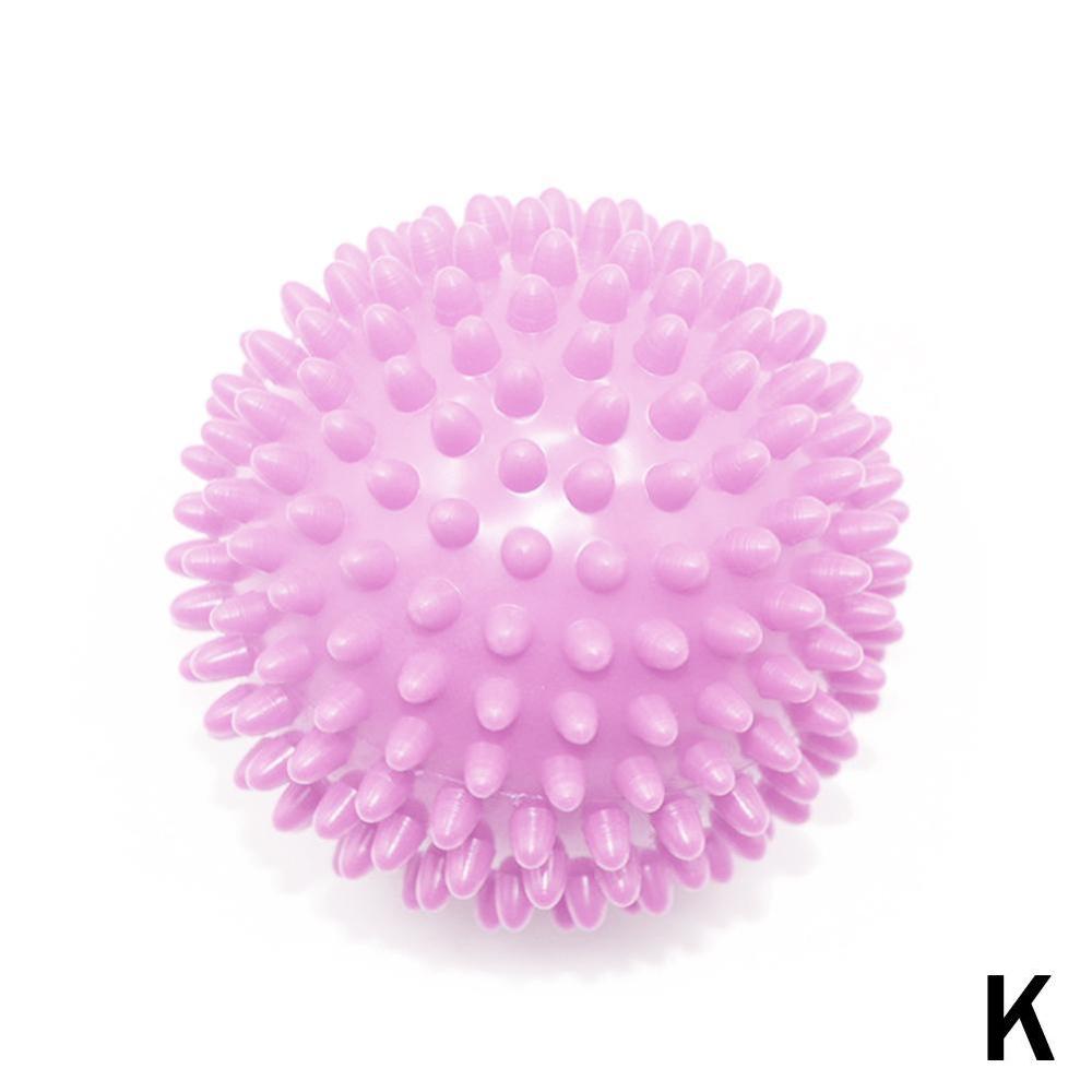 Gelb Fitness Faszie Ball Massage Ball muskel entspannung Massage Ball Ball igel Griff Fitness wirbelsäule akupressur Ball ba F8K1: Fitness Ball K