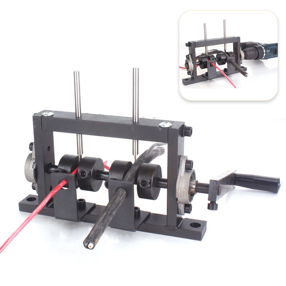 1-30mm manuel elektrisk boremaskine dual-purpose wire stripping maskine skrot kabel skrælning maskiner stripper ledningsnet: Dobbelt fræser