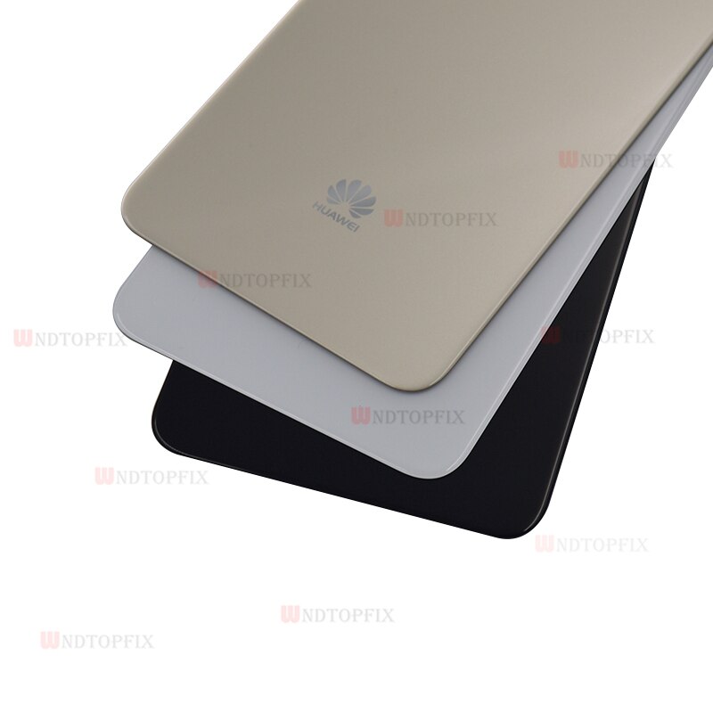 Para huawei p8 lite 2017 volta vidro da bateria capa para huawei p9 lite 2017 volta capa de vidro porta traseira habitação caso substituição