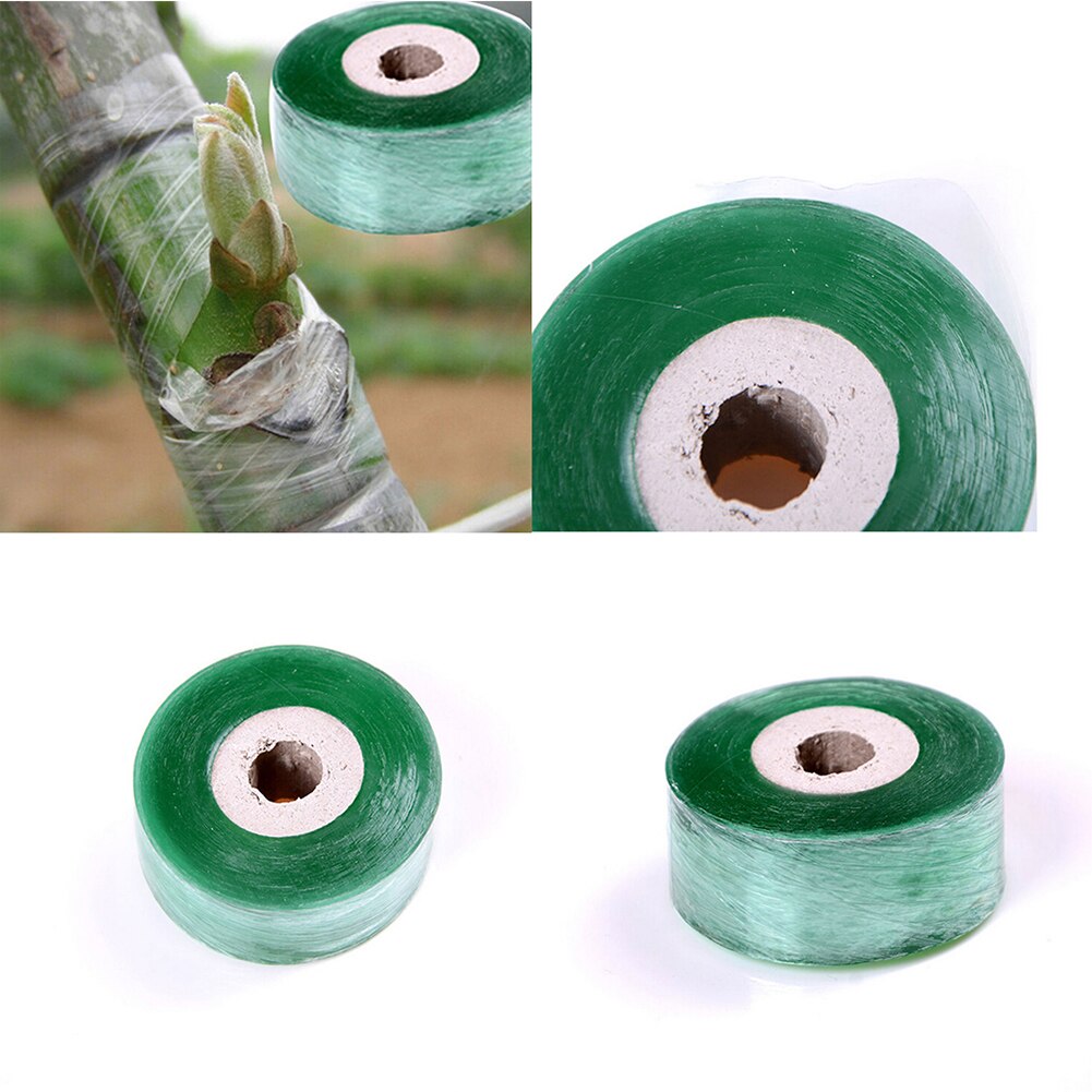 1 rollo de 6cm de película para injertos de árboles frutales para atar cinta herramienta para cintas con material de PVC, no tóxico e insípido, más seguro