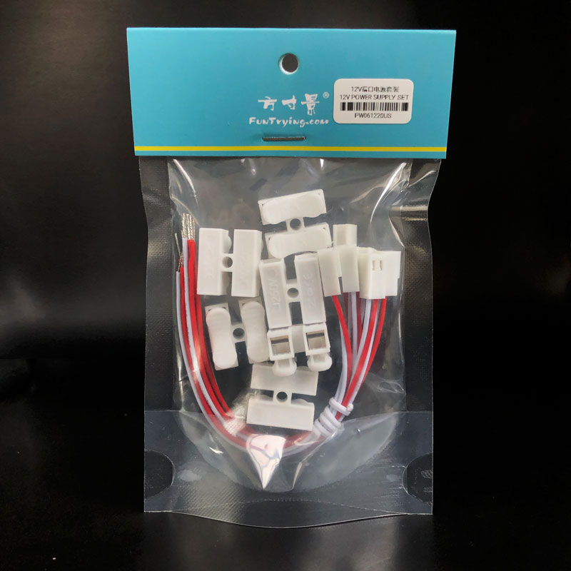 Ho skala led lys belysningssystem ledningssett 12 terminaler pluss terminal wire sett koble tilbehør sandbord modell