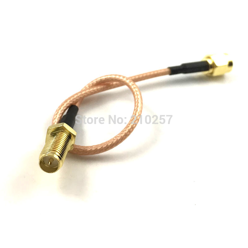 5pcs RP Sma Male to RP Sma Female Connector Pigtail WLAN Telecom RF Antenna RG316 Coaxial Extension Cable 15cm