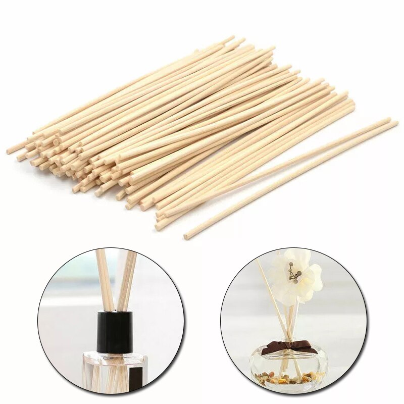 10pcs Natural Rattan Diffuser Premium Replacement Rattan Sticks Aromatic Sticks For Fragrance For Home Bedroom Washroom Decor