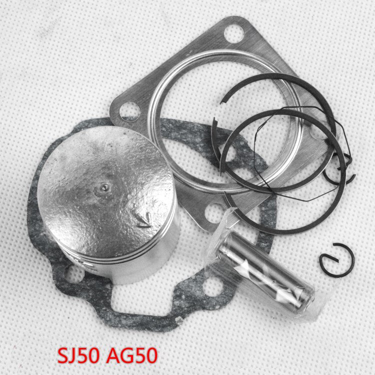 2-Takt Motor Zuiger Set Zuigerveren Std Plug Size Voor Suzuki AD50 AG50 SJ50 1Set: STD With Gaskets