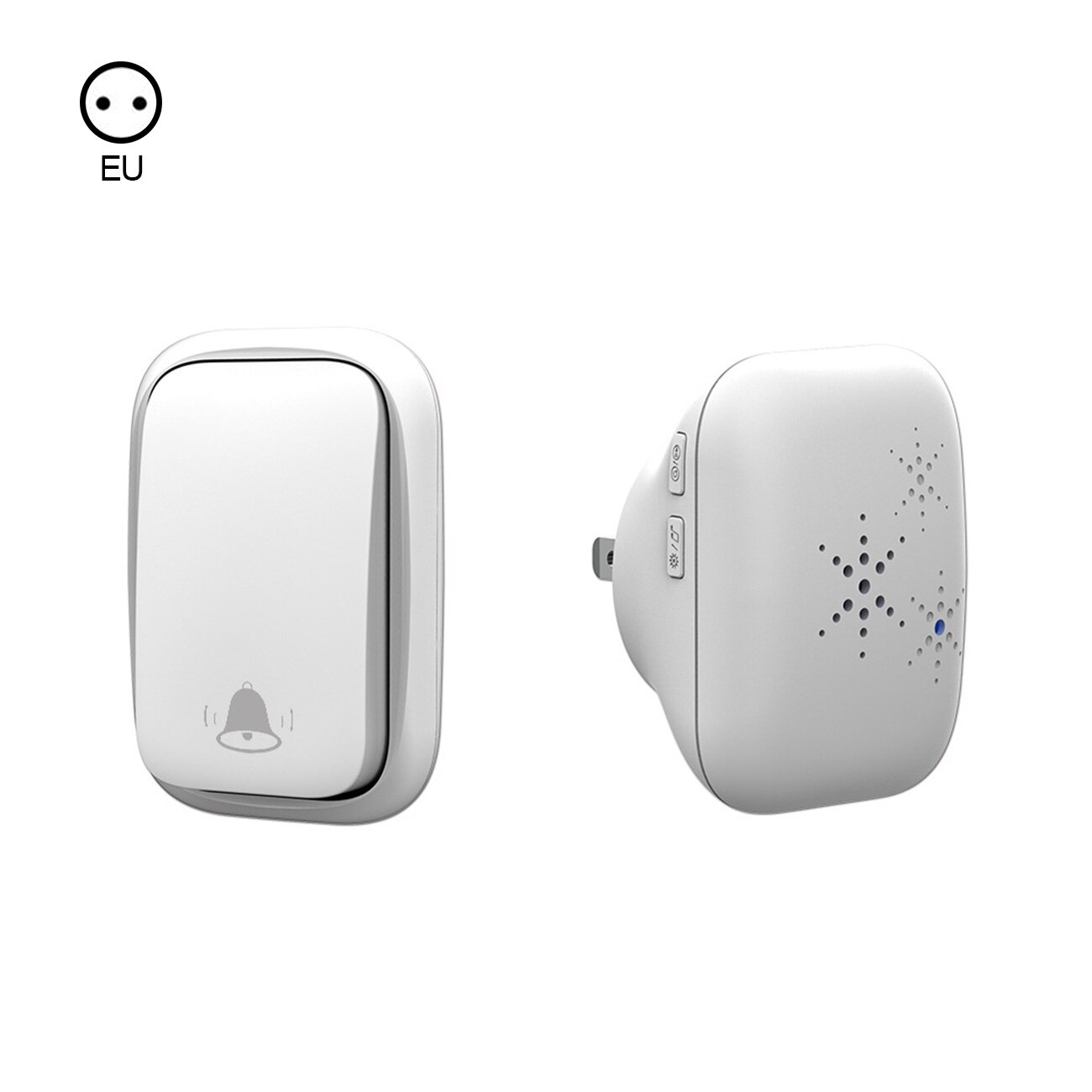 Wireless Doorbell No Battery Required Waterproof Self-Powered Smart Door Bell Home Cordless Ring Dong Chime Timbre Calling: EU